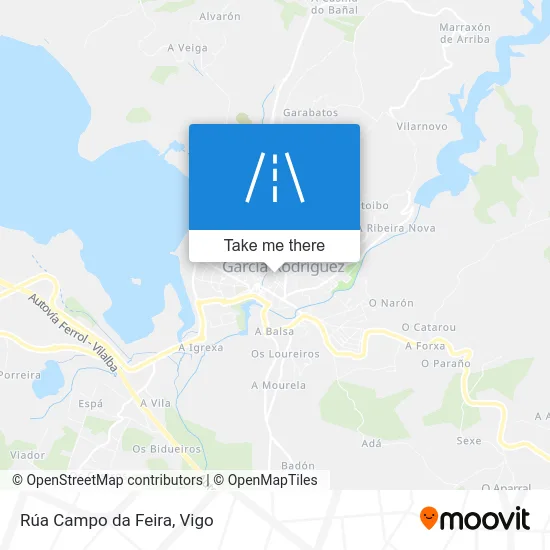 Rúa Campo da Feira map