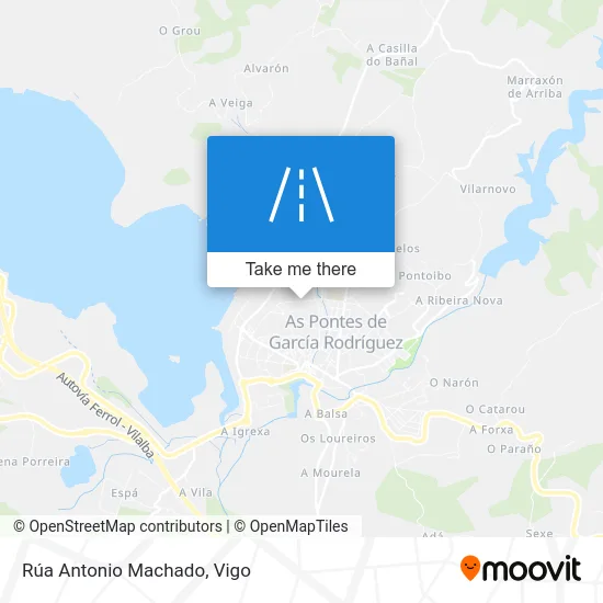 Rúa Antonio Machado map