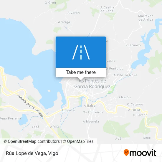 Rúa Lope de Vega map