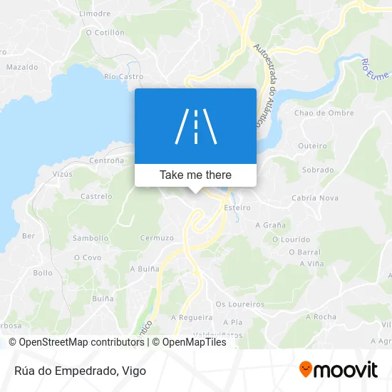 Rúa do Empedrado map