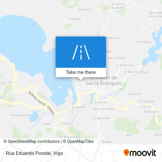 Rúa Eduardo Pondal map