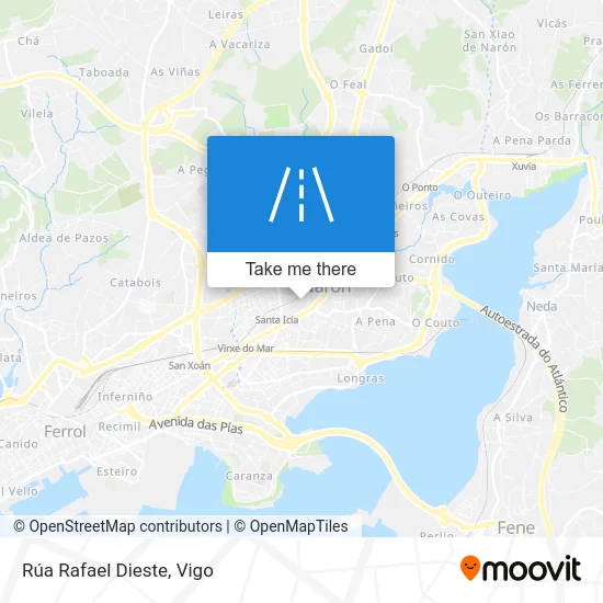 Rúa Rafael Dieste map