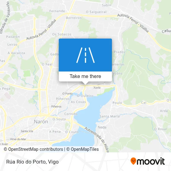 Rúa Río do Porto map