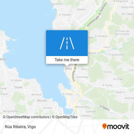 Rúa Ribeira map