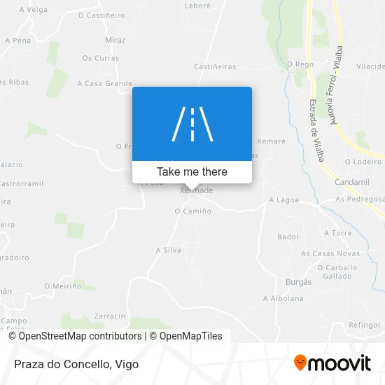 Praza do Concello map