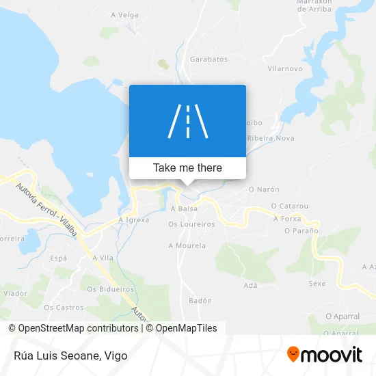 Rúa Luis Seoane map