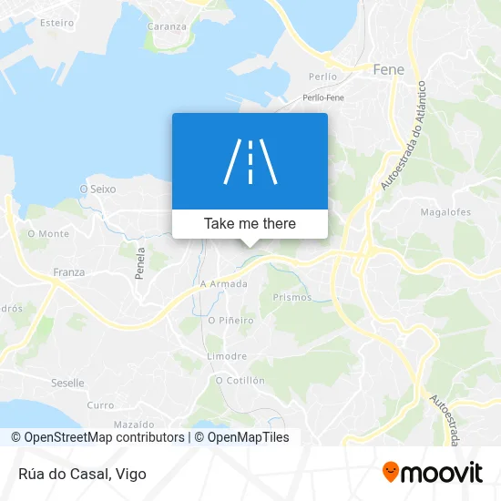 Rúa do Casal map