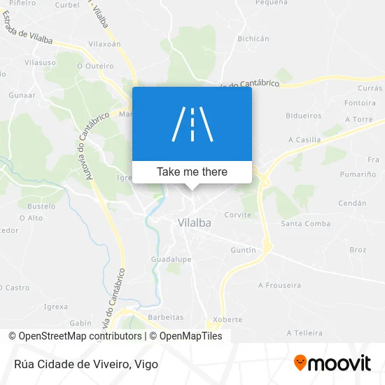 Rúa Cidade de Viveiro map