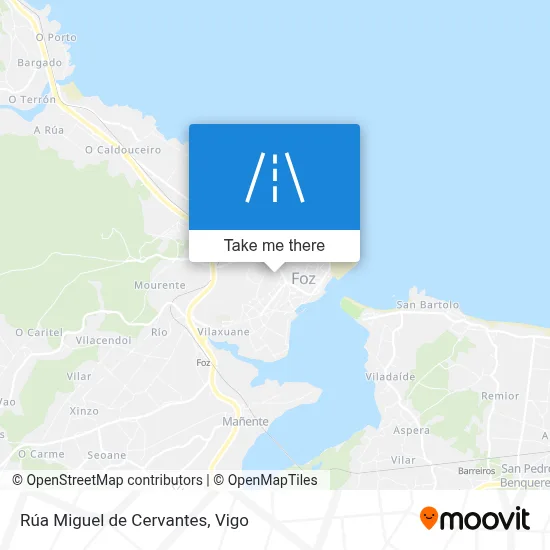 Rúa Miguel de Cervantes map