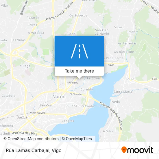 Rúa Lamas Carbajal map