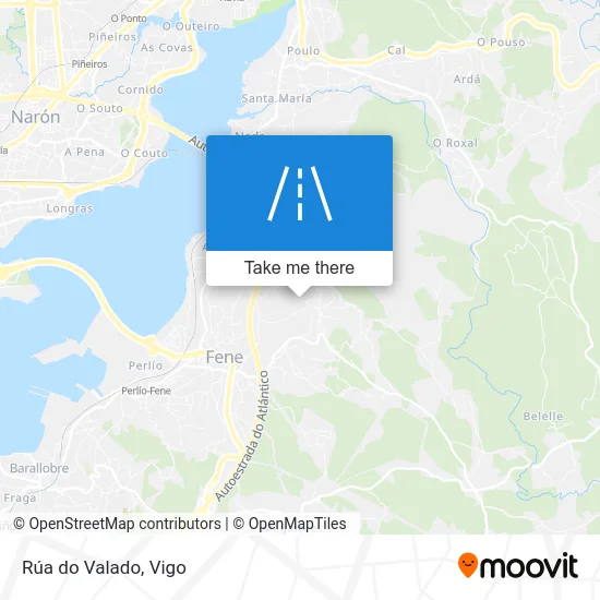 Rúa do Valado map
