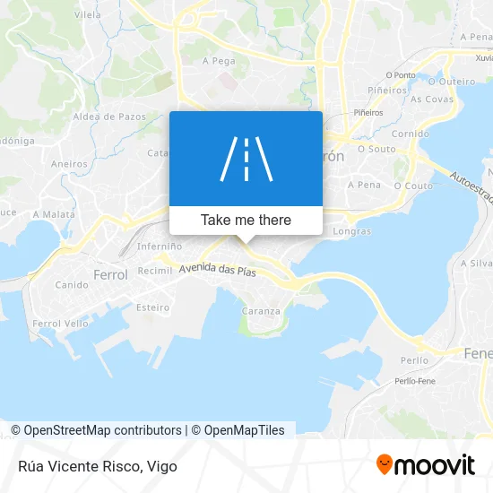 Rúa Vicente Risco map