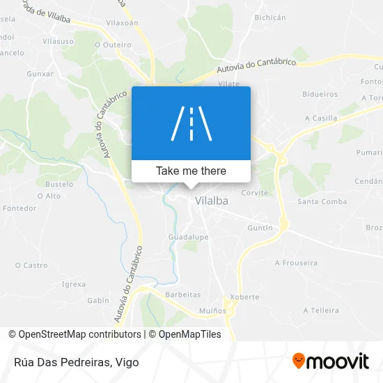 Rúa Das Pedreiras map