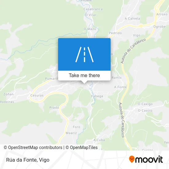 Rúa da Fonte map
