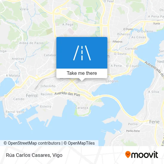 Rúa Carlos Casares map