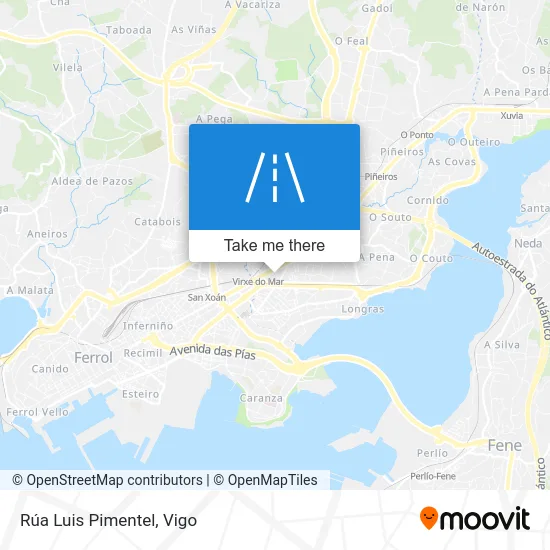 Rúa Luis Pimentel map