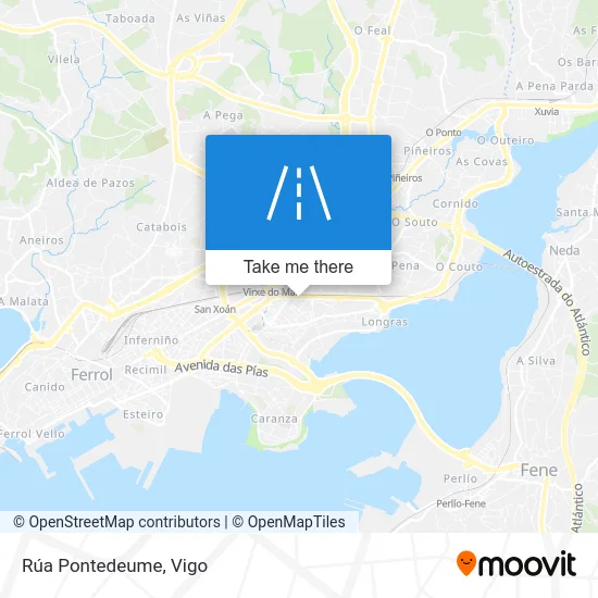 Rúa Pontedeume map
