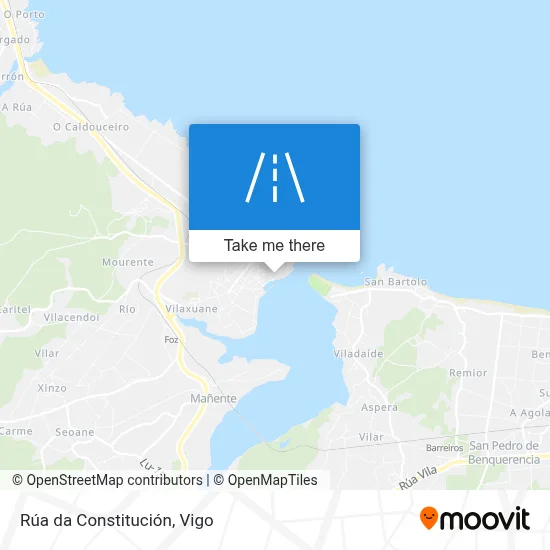 Rúa da Constitución map