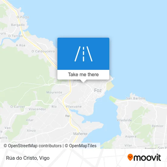 Rúa do Cristo map