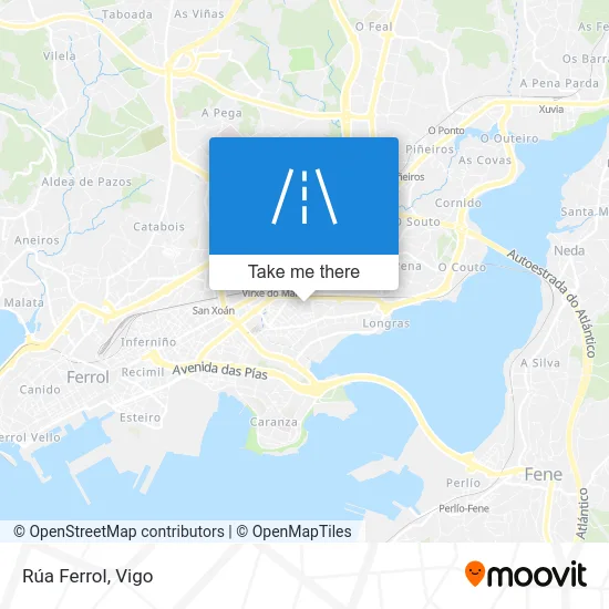 Rúa Ferrol map