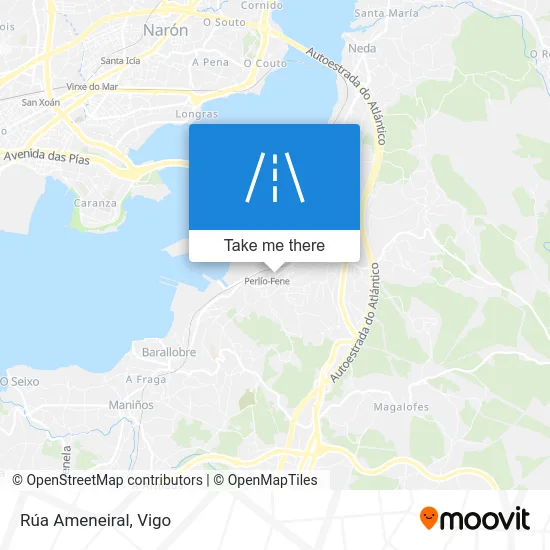 Rúa Ameneiral map