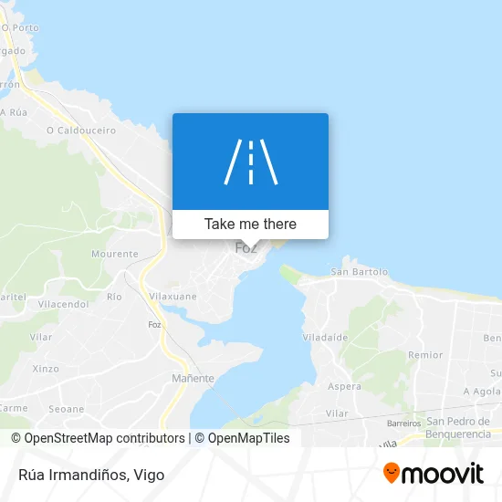 Rúa Irmandiños map