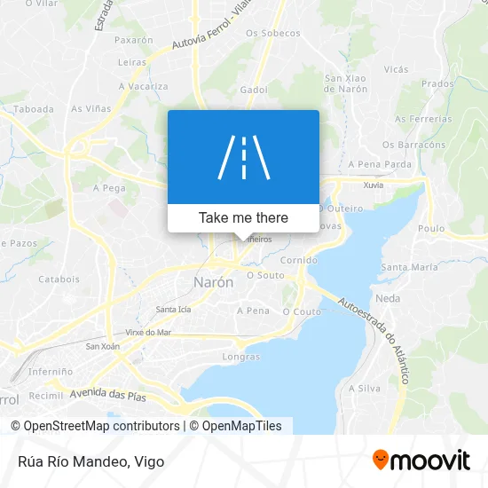 Rúa Río Mandeo map