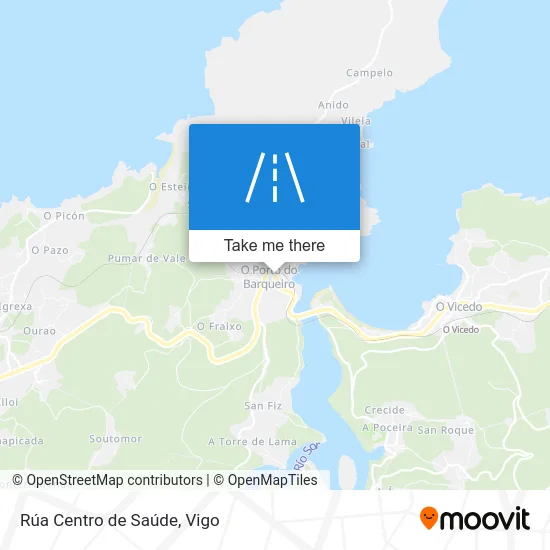 Rúa Centro de Saúde map