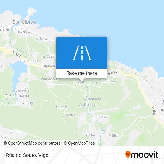 Rúa do Souto map