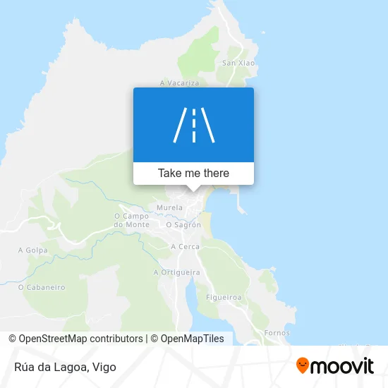 Rúa da Lagoa map