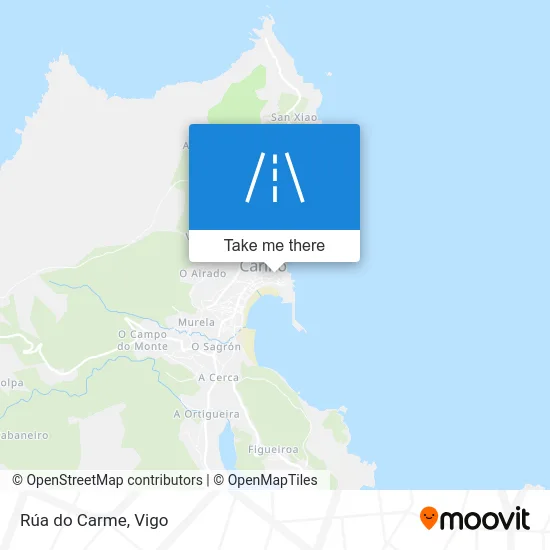 Rúa do Carme map