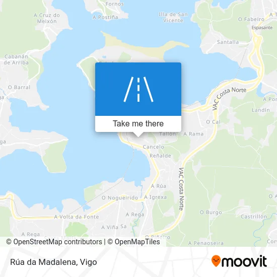 Rúa da Madalena map