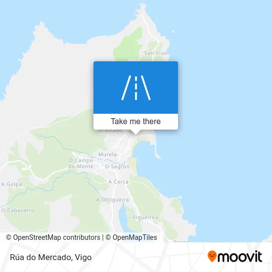 Rúa do Mercado map