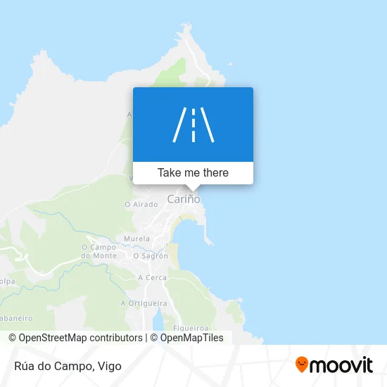 Rúa do Campo map