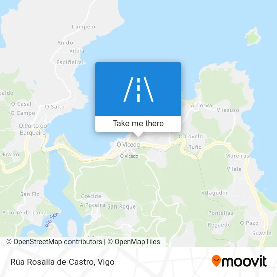 Rúa Rosalía de Castro map