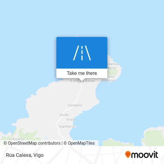 Rúa Calexa map