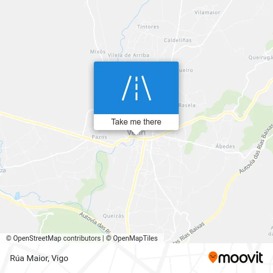 Rúa Maior map