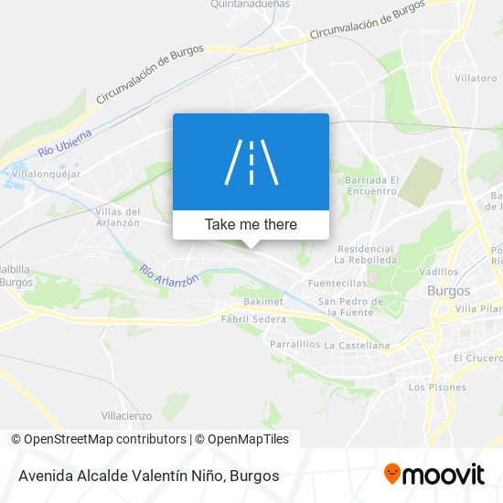 Avenida Alcalde Valentín Niño map