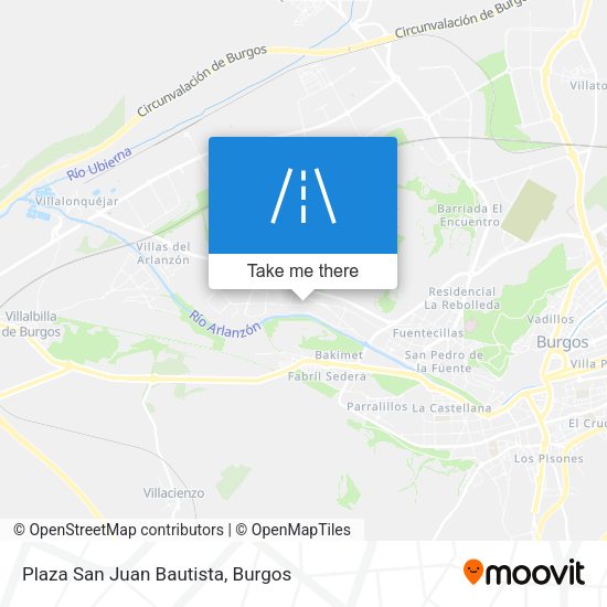 Plaza San Juan Bautista map