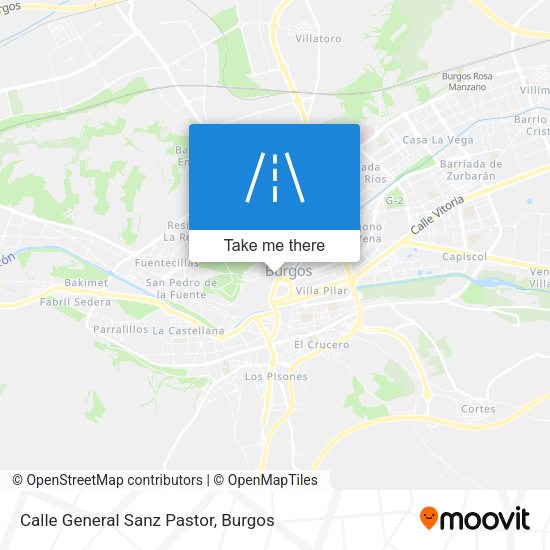 Calle General Sanz Pastor map