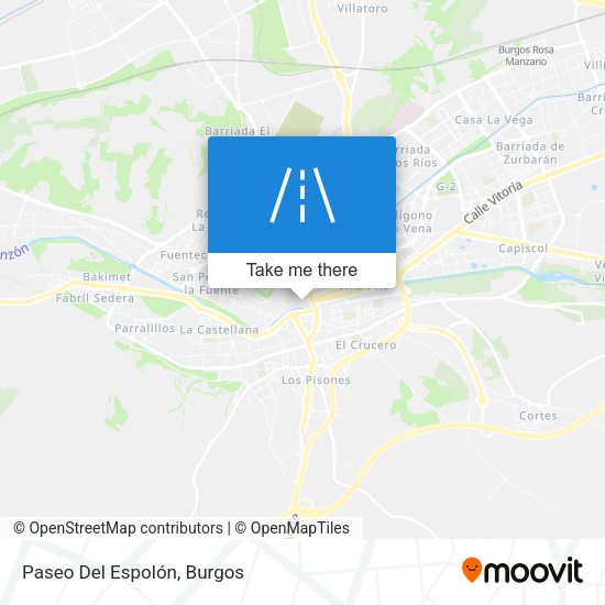 Paseo Del Espolón map
