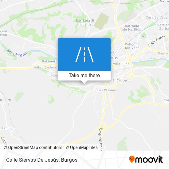 Calle Siervas De Jesús map