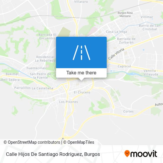 Calle Hijos De Santiago Rodríguez map
