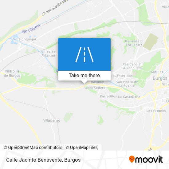 Calle Jacinto Benavente map