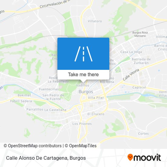 Calle Alonso De Cartagena map