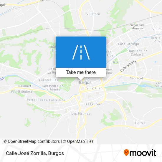 Calle José Zorrilla map