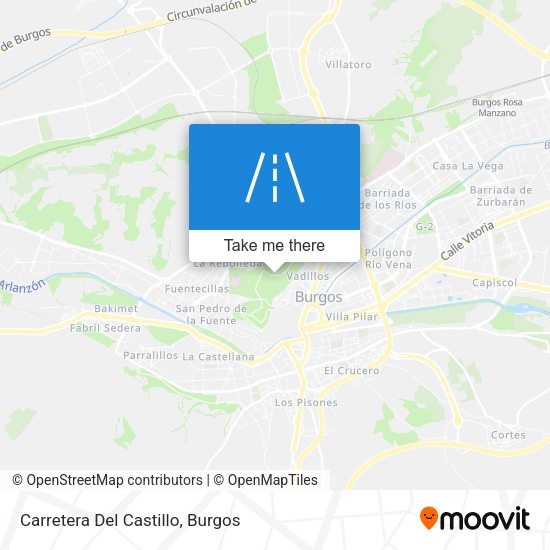 Carretera Del Castillo map