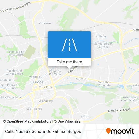 Calle Nuestra Señora De Fátima map