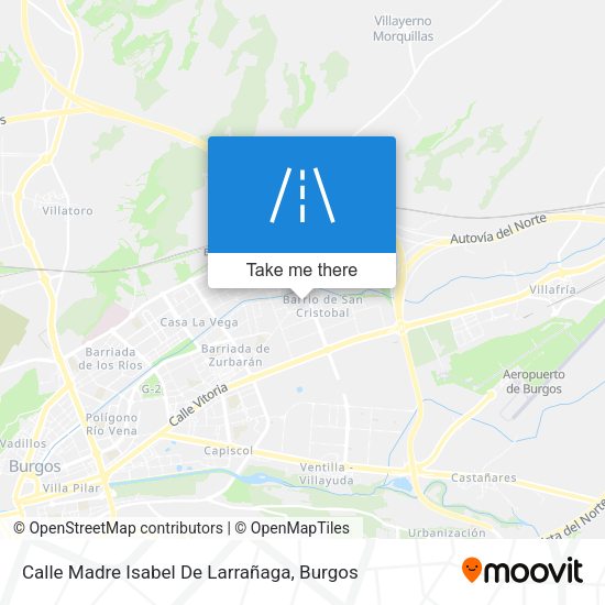 Calle Madre Isabel De Larrañaga map