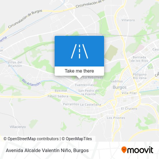 Avenida Alcalde Valentín Niño map